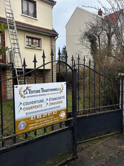 Réalisation toiture 95 - La Toiture Traditionnelle dans les Yvelines (78)